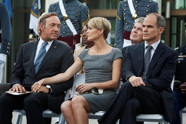 Nominering. Både Kevin Spacey og Robin Wright er Emmy-nomineret for deres hovedroller i 'House of Cards'. PR