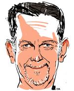 Chefen. Reed Hastings, 52 år, stifter af og direktør for Netflix. Hastings har studeret matematik og computervidenskab og arbejdet som matematiklærer i Swaziland i det sydlige Afrika, inden han i 1990 gik ind i softwarebranchen. Han sidder i bestyrelsen for Facebook og har tidligere siddet i Microsofts bestyrelse. Tegning: Mette Dreyer 