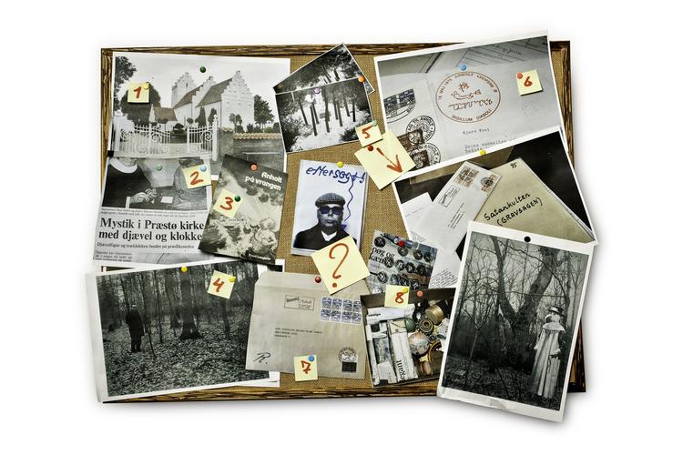 Mysterium. Hvem står bag de omkring 370 mønter med sataniske motiver og budskaber? I dag indleder Politiken en stor artikelserie om fundene. Rune Pedersen/POLFOTO