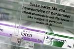 Håndkøb. Her er ibuprofen - Ipren - til salg i et supermarked. Salg uden recept bør forbydes, mener flere eksperter. 