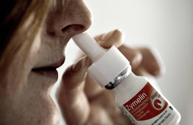 Næsespray kan hjælpe ved ondt i ørerne under flyvning.  Arkivfoto ADRIAN JOACHIM