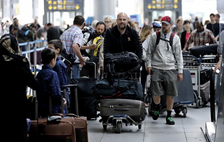 Mere end 40.000 danskere forventes at rejse fra Københavns lufthavn og ud i verden i dag (arkivfoto). 