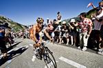 Triumf. Danske Michael Rasmussen har sejret på en Tour de France-etape, der minder meget om dagens styrkeprøve. 