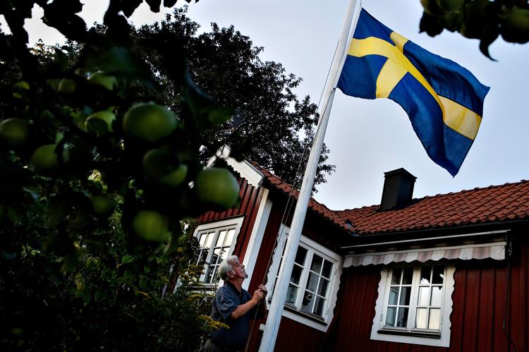 »Intet kommer til at blive afgjort på denne valgnat«, sagde en optimistisk statsminister Stefan Löfven i sin tale klokken halv et natten til mandag. Foto: Jan Dagø (arkiv) Jan Dagø (arkiv)/POLFOTO