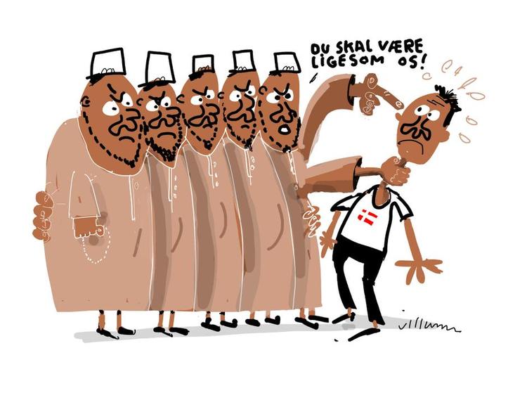 Tegning: Jørn Villumsen (arkiv) Tegning: Jørn Villumsen (arkiv) 