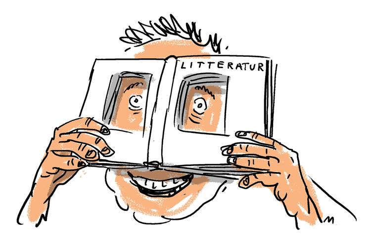 Tegning. Mette Dreyer Arkivtegning 