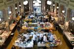 Kunstnerisk. Det store fiskemarked i Rijeka er huset i en smuk art nouveau-bygning. 