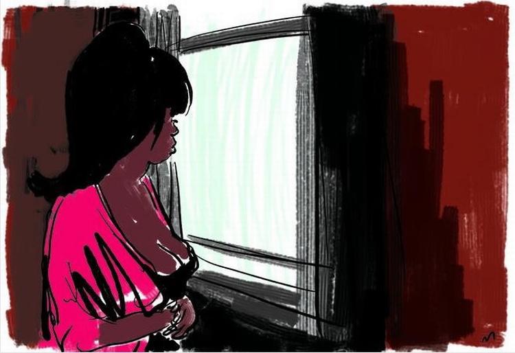 Tegning. Mette Dreyer 