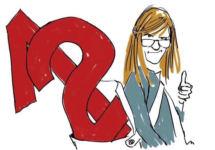 Tegning: Mette Dreyer Arkivtegning 