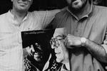 Benny Andersen med sanger Poul Dissing, 1984. Sammen udgav de albummet Svanets viser, baseret på Benny Andersens roman.  Finn Frandsen /POLFOTO