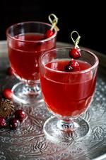 Cranberries. This unconventional gløgg gets its red hue from cranberries. Nadia Mathiasen