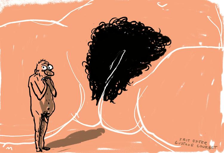 Impotent. En ny slags nedværdigelse af manden går direkte efter den seksuelle præstationsevne, skriver sexolog Sara Skaarup. Tegning: Mette Dreyer 