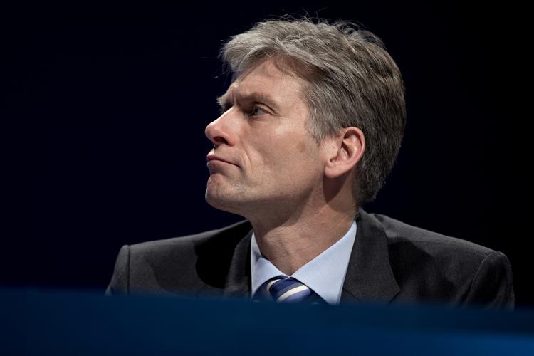 Thomas F. Borgen, administrerende direktør for Danske Bank, vil ikke kommentere de nye oplysninger, før bankens egen undersøgelse af sagen er færdig.  EHRBAHN JACOB/POLFOTO