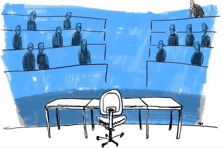 Tegning: Mette Dreyer Tegning Mette Dreyer (arkiv)