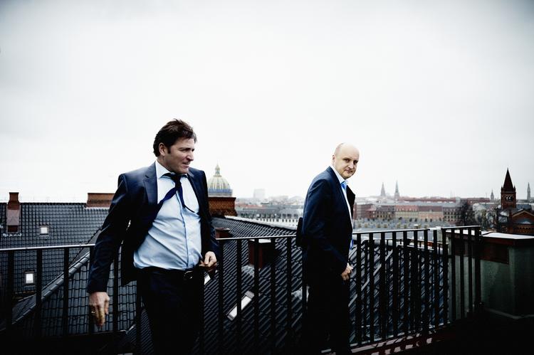 opsøgende. André Rogaczewski (T.V.), administrerende direktør hos IT-selskabet Netcompany, er allerede i kontakt med de bedste it-studerende længe før, de er færdige. Ellers risikerer han ikke at kunne få de medarbejdere, han har brug for. Foto: Thomas Nielsen