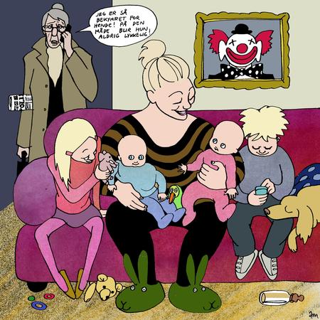 Tegning. Anne-Marie Steen Petersen /Politiken-Tegning