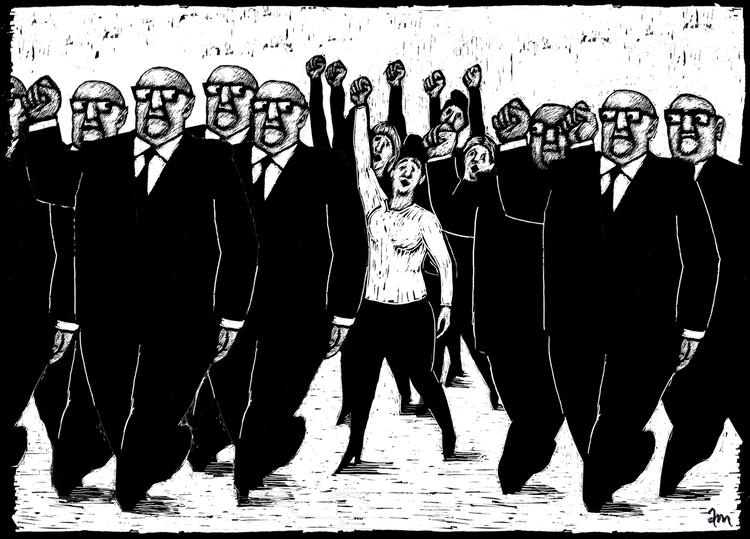 Tegning. Anne-Marie Steen Petersen /Politiken-Tegning