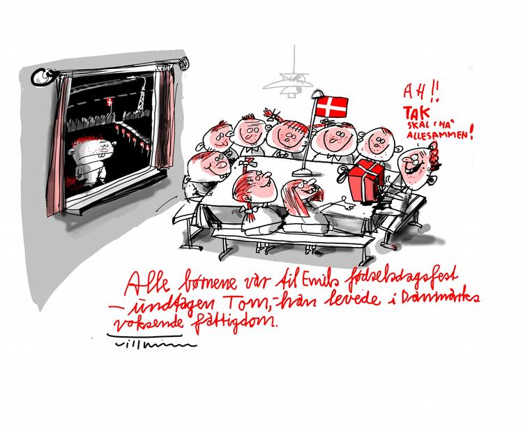 Tegning: Jørn Villumsen Foto: /Politiken-Tegning