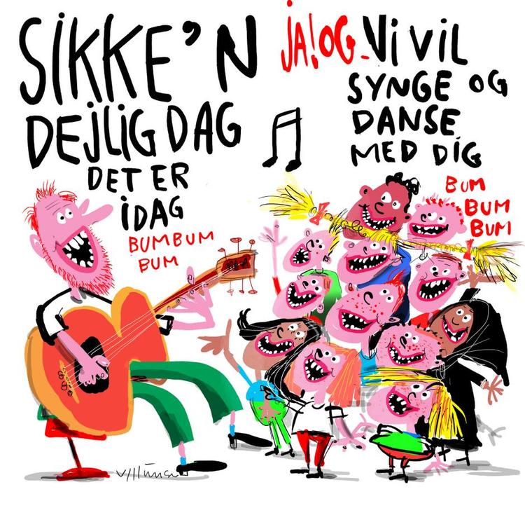 Tegning: Jørn Villumsen (arkiv) Tegning: Jørn Villumsen (arkiv) 