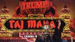 Donald Trump ved åbningen af Trump Taj Mahal Casino i byen Atlantic City i 1990. Kasinoet er nu ejet af andre og lukket for ombygning. 