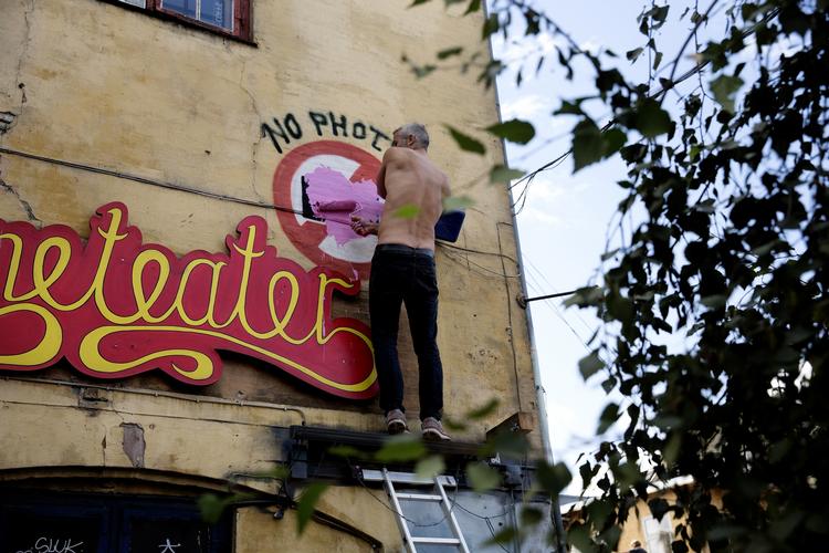 nye tider. Christiania er under forandring, efter christianitterne i sidste uge ryddede Pusher Street for hashboder. Peter Hove Olesen/POLFOTO
