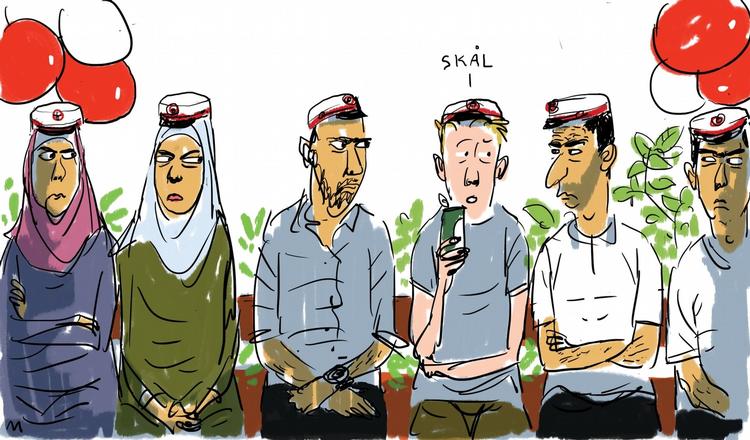 Tegning: Mette Dreyer Tegning: Mette Dreyer (arkiv) 