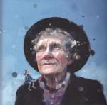 Astrid. Astrid Lindgren kaldte den tid, hun levede i, 'hestealderen'. En tid med menneskeligt mylder, lyde og lugte. Illustration: Lisa Aisato 