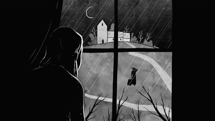 PODCASTSERIE: Hør tredje afsnit i podcastserien 'Kvinden med den tunge kuffert' fra Third Ear x Politiken. Illustration: Claudia Bille Stræde 