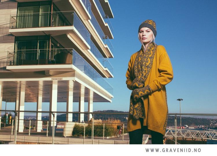 Samisk. Mærket Graveniid drives af en samisk familie, og deres traditionelle mønstre til strik er blevet meget populære i Norge. 