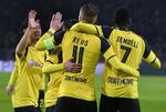 Reus. Dortmunds anfører Marco Reus scorede hattrick mod de polske prygelknaber. 
