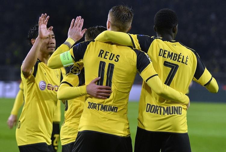 Reus. Dortmunds anfører Marco Reus scorede hattrick mod de polske prygelknaber. 