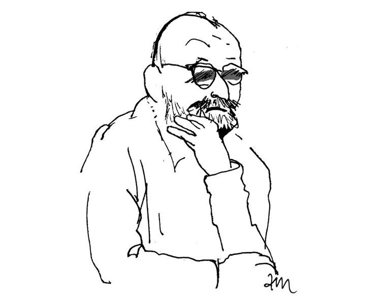 Dømt. Henrik Qvortrup er idømt en fængselsdom i Se og Hør-sagen. Tegning: ANNE-MARIE STEEN PETERSEN 