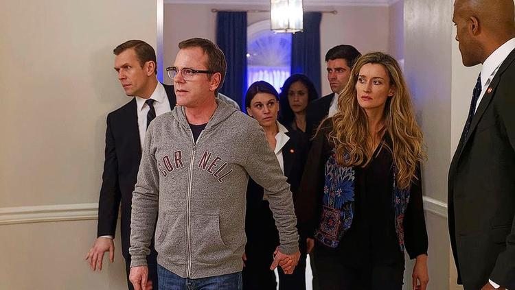 Bum. Keifer Sutherland bliver præsident, da Capitol Hill bliver sprængt i luften. 