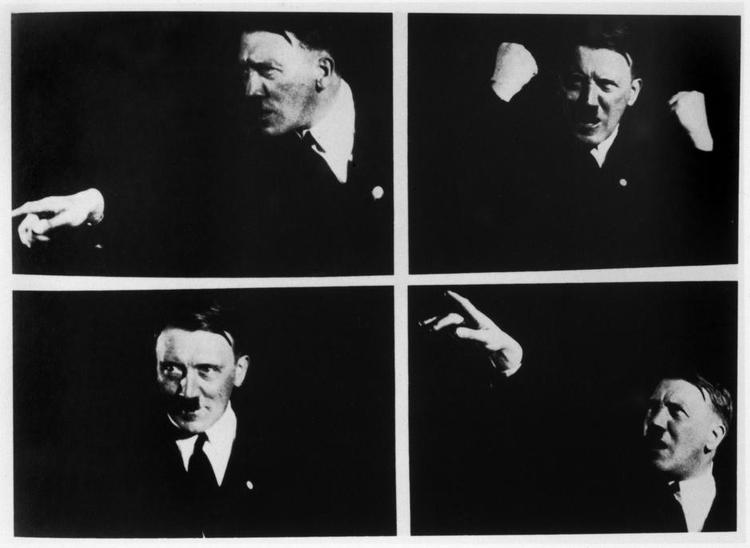 Folkeforfører. Hitler var meget bevidst om at tilpasse sin optræden til masserne, så han bedst muligt kunne oppiske den ønskede stemning. 