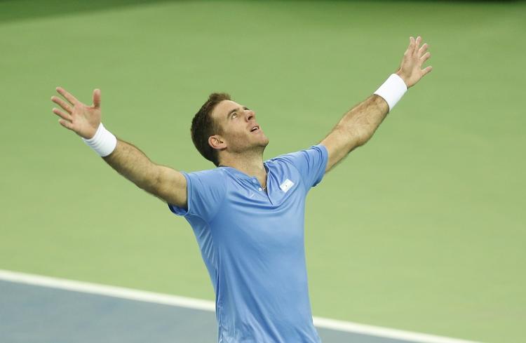FIGHTER. Juan Martin del Potro vandt begge sine singler i weekendens Davis Cup-finale i Zagreb, og det blev afgørende. 