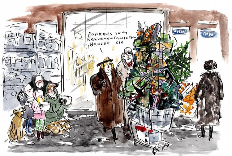 Tegning: Mette Dreyer (arkiv) Tegning: Mette Dreyer 