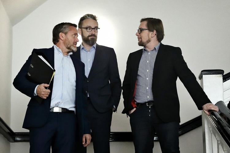 Ole Birk Olesen (i midten) har ofte gjort sig bemærket med kontroversielle synspunkter. 