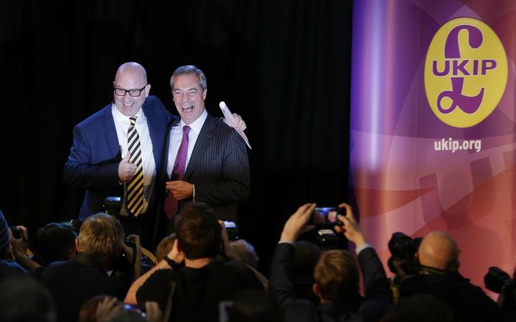 Leder. Paul Nuttall skal være ny Ukip-leder. 