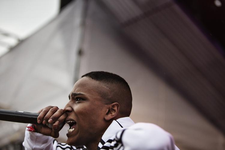 Rap. Jamaika ses her under sin koncert på årets Roskilde Festival. 