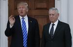 Udnævnelse. USA's kommende præsident, Donald Trump sammen med James Mattis. 