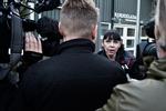 Piratpartiets uformelle leder, Birgitta Jónsdóttir, står nu med gode kort på håndenf or at blive islands næste statsminister. 