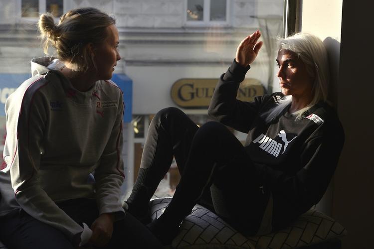 Kvindehåndboldlandsholdets pressemøde før EM-start