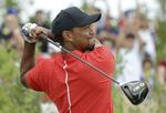 TILFREDS. Tiger Woods var meget langt fra sejren i Bahamas, men amerikaneren tror nu på et comeback. 
