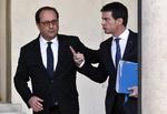 Kandidat. François Hollande skal ikke nyde noget. Men den franske ministerpræsident Manuel Valls (th.) er klar. 