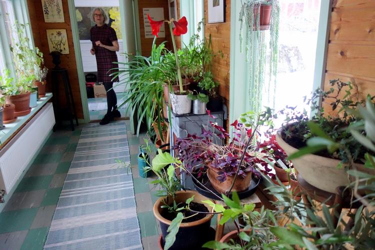 Evalotta Ericsson Byttede bylivet ud med et job som hotelvært på Värdshuset. Foto: Per Munch 