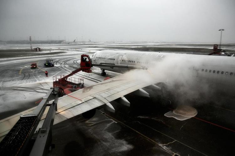 Et SAS-fly gøres klar til en lang flyvetur. Det er især de lange ruter, der har tiltrukket flere passagerer i Københavns Lufthavn i Kastrup.  