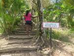 Udsigtsposten på toppen af vandreturen Tet Paul Nature Trail, har fået kælenavnet ’Stairway to Heaven’ . 