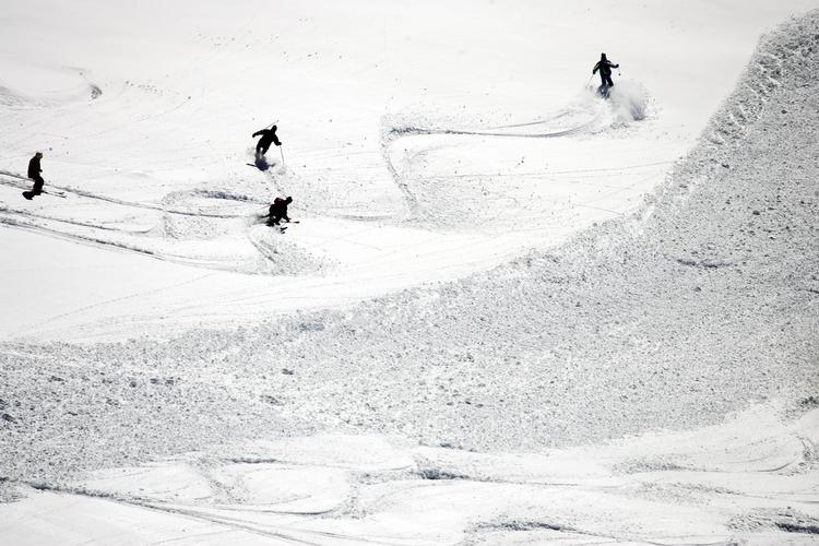 En lavine er væltet ned over et off-piste område på skisportsstedet St. Anton i Østrig (arkivfoto). 