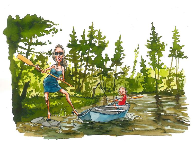 Journalist Signe Thomsen tog på vildmarkstur med sin søn - mens hendes familie og venner måbede. 