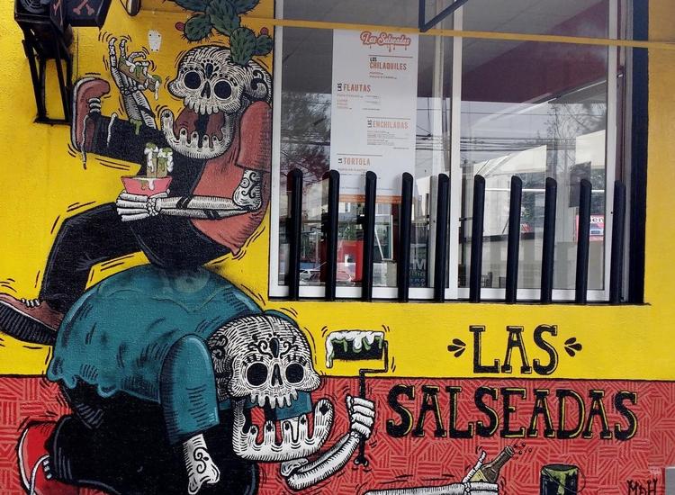 Der er masser af streetart at finde i Mexicos hovedstad, som, med sin brutale fortid og komplekse nutid, byder på spændene og lærerige oplevelser. 